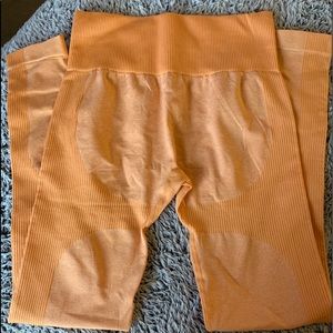 Orange Shaping Leggings